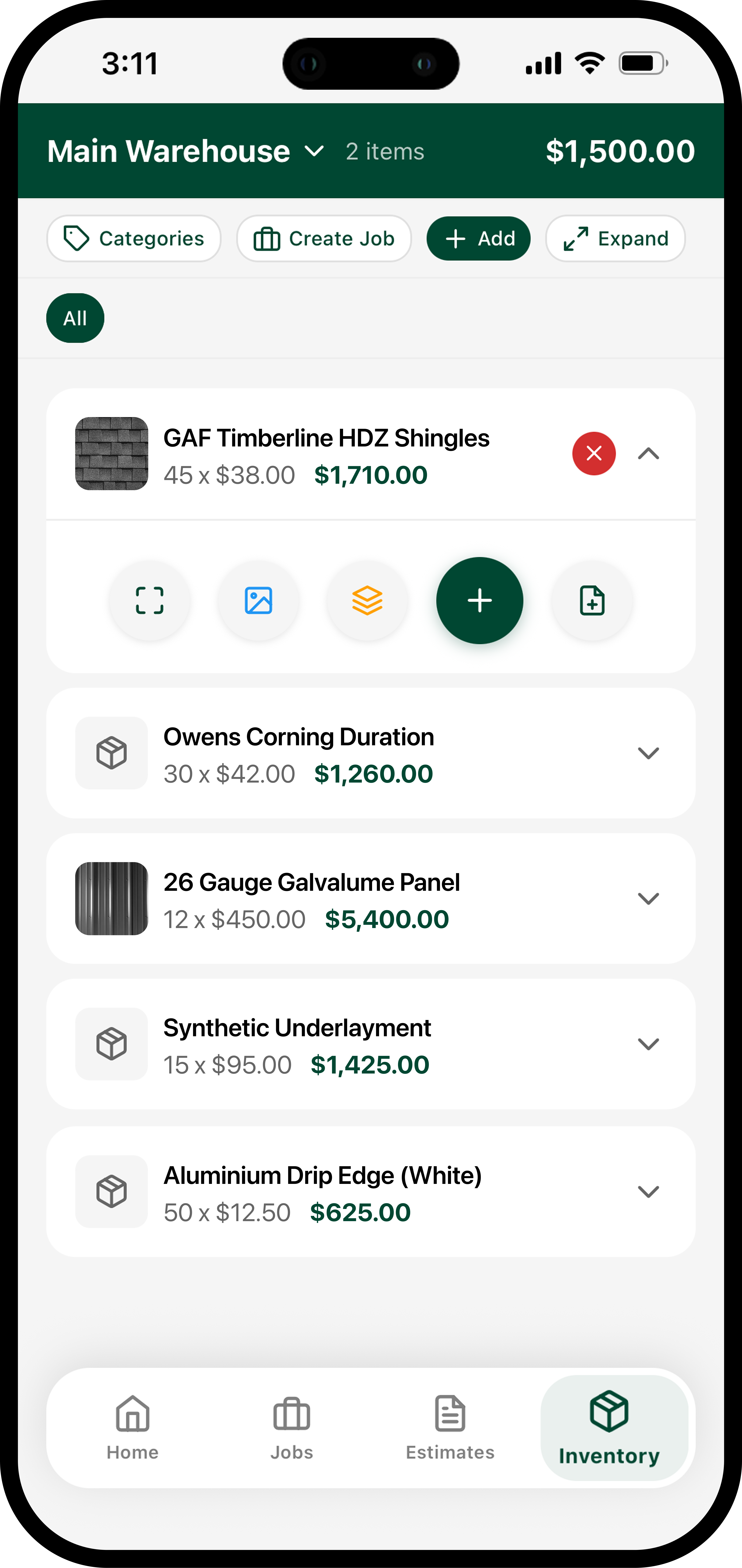 Live Inventory Tracking